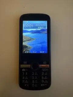 黒い携帯電話 本体