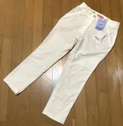 新品　未使用　マリクレールスポーツ　レディースゴルフパンツ　白