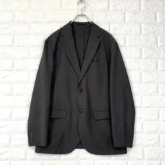 ユニクロ/XL/茶色/スリムフィット/感動ジャケット/シングル/2ボタン