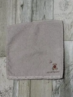 JILLSTUART タオルハンカチ ベア刺繍