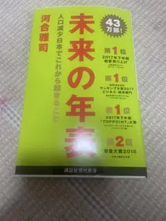 未来の年表 河合雅司 講談社現代新書