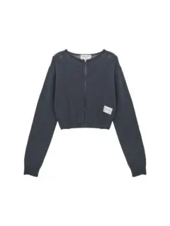Matin Kim クロップホックカーディガン