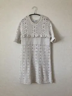 ZARA ザラ　ニットチュニックワンピース