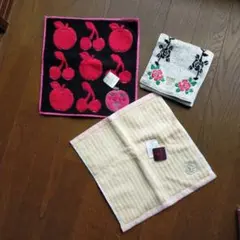 タオルハンカチ　3枚組