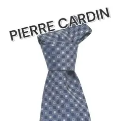 サ*ン様 71967 PIERRE CARDIN 青色チェック柄ネクタイ　S 未