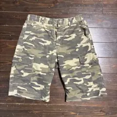 迷彩 カーゴショートパンツ 4ポケット