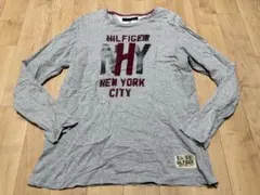 TOMMY HILFIGER グレー 長袖カットソー Lサイズ