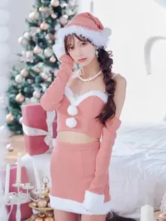 SUGAR サンタコスプレ衣装 ピンク