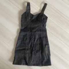 EVRIS ヒョウ柄タイトフィットワンピース
