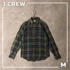 J.CREW チェックネルシャツ Mサイズ 香港製 00s アメカジ アメトラ