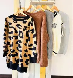 【5点まとめ売り】ニット×2点、ベスト ×3点 アズール by マウジーなど