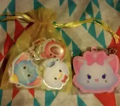 ツムツム　ぷくぷくシール10個入り&キーホルダー