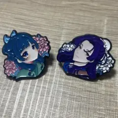 薬屋のひとりごと ピンバッジ 2個セット ピンズ 猫猫 壬氏