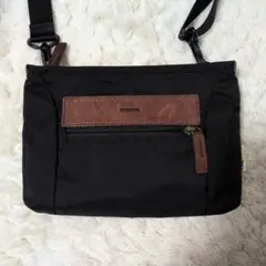 土屋鞄【廃盤品】CORDURA® ECO サコッシュ　ショルダーバッグ ブラックのサムネイル