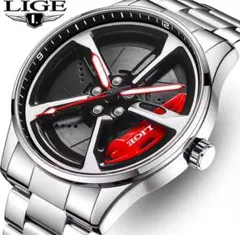 LIGE スポーツカー風 腕時計
