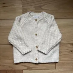 ZARA アイボリー カーディガン 3-6ヶ月