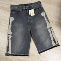 kapital ボーンデニム ショートパンツ ライトブラック 34のサムネイル
