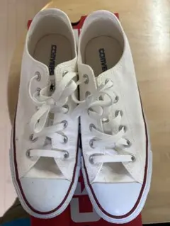 値下げConverse All Star OX ローカットホワイト25.0