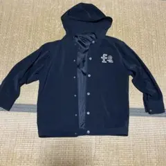 ネイビー フード付き ナイロンジャケット