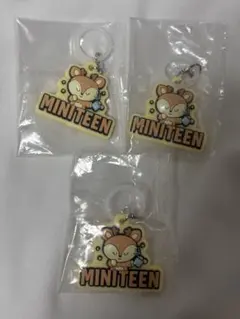MINITEEN ガチャ めじるしアクセサリー ジョシュア シャスミ 3個
