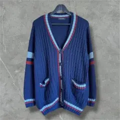 ストライプカーディガン