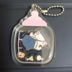 お文具といっしょ　ばぶんぐなのです　シャカシャカキーホルダー　猫さん