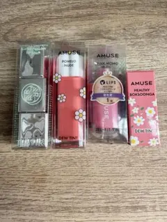 AMUSE リップティント 3色セット + TIRTIR リップ