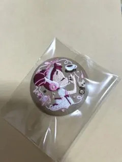 おジャ魔女どれみ ビスケット 刺繍缶バッジ 春風どれみ
