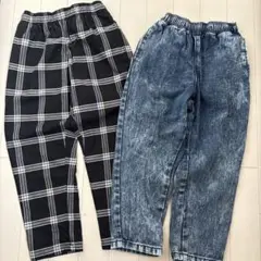 GU シェフパンツ 2枚セット 120
