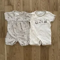 （美品）teteatete ロンパース2枚セット