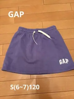 GAP KIDS パープル スウェットスカート　S(6~7)120cm相当