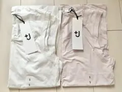 ユニクロ　ジルサンダー　ストレッチスーピマコットンTシャツ(ノースリーブ)