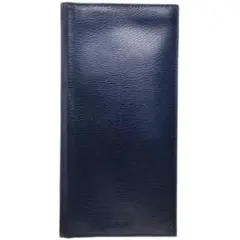 正規品 美品 ダンヒル 二つ折り 長財布 サイフ 黒 革 【AHN15768】