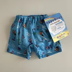 ベビー水着 パンツ アンパンマン バイキンマン マリン (80)新品