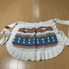 新品未使用ハンドメイド民族系エプロン