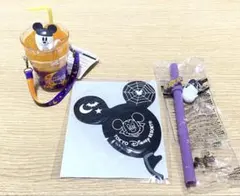 ディズニーハロウィン スーベニア スナックケース コースター ストロー おばけ