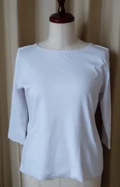 【未使用新品】七分袖Ｔシャツ DoClasse 白色 サイズＸＬ綿100％