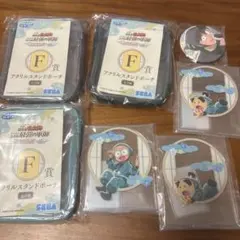 忍たま乱太郎　セガ　くじ　アクリルスタンドポーチ　アクリルスタンド　缶バッジ