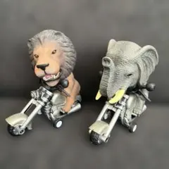 アニマルライダー ライオン　ゾウ