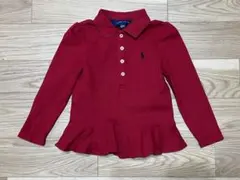 Ralph Lauren レッド ポロシャツ 100cm 3T