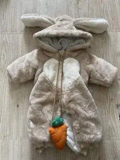 うさぎの着ぐるみ フリース 70cm以下