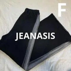 JEANASIS ジーナシス　ブリーチカコウウラケワイドパンツ　フリーサイズ