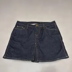 ZARA WOMAN デニムミニスカート 濃紺 S ストレッチのサムネイル