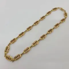 ディオール Dior ネックレス CDロゴ 金属素材 ゴールド