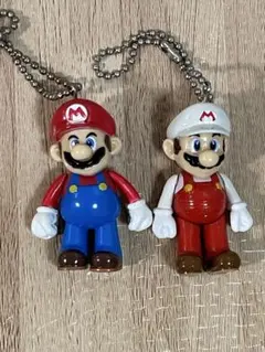 マリオ ストラップ 2体セット + おまけネコキノピオ