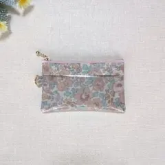 リバティ ベッツィ バタフライ ローズ カラビナ ポーチ キーホルダー