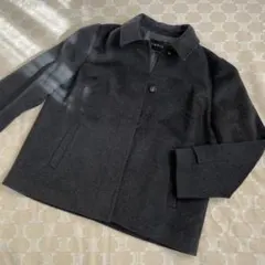 値下げ！未使用　INDIVI グレーハーフ丈コート　大きいsize42