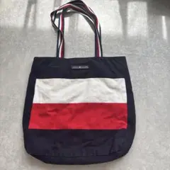 トミーヒルフィガー トートバッグ ネイビー