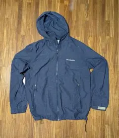 Columbia ウィンドブレーカー　ネイビー ジャケット フード付き