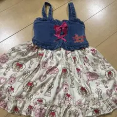 120アースマジック　パヒューム柄　ワンピース